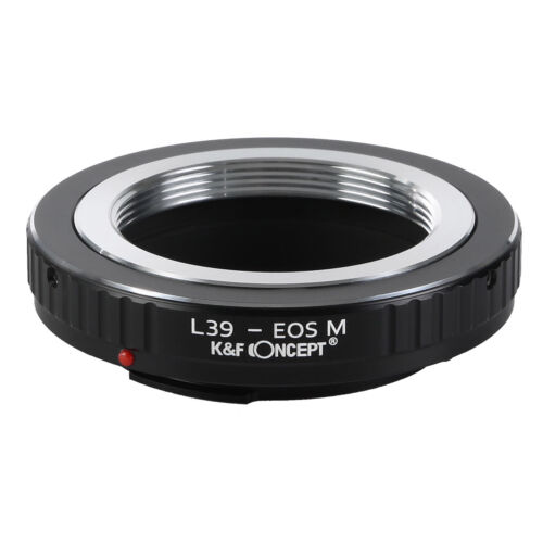 K&F Concept L39-EOS M Lens Adapter for Leica L39 M39 Lens to Canon EOS M Cameras - 第 1/7 張圖片