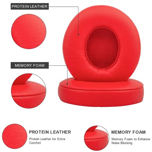 Replacement Ear Pads for Beats solo2/solo3 Wireless / Wired Earpad Cushion Cover - Picture 13 of 30