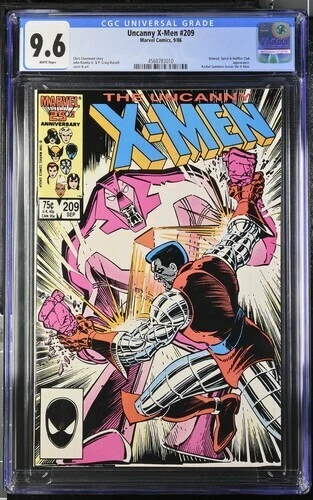 Uncanny X-Men #209 CGC 9.6 (1986) Rachel Summers ~ Graded Marvel Comics