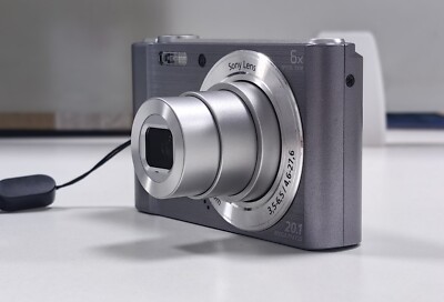 Sony CyberShot DSC W810 20.1 MP Digital Camera W/ Charger & Card