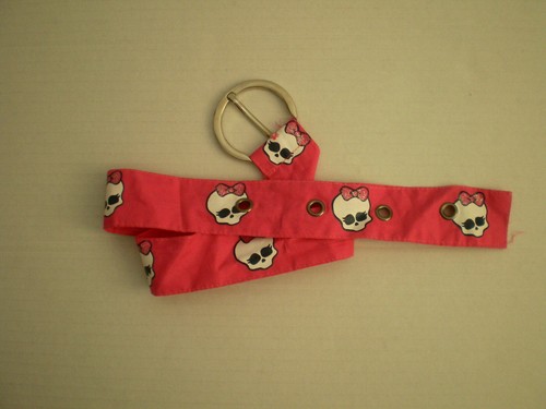 Monster High Cotton Belt Kids Girl Waistband Fashion Accessory