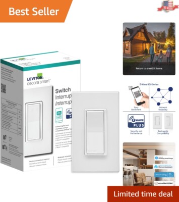 Smart Z-Wave Dimmer Switch for 3-Way Lighting Control - Reliable Automation