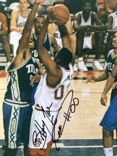 Bobby Joe Evans Signed Photo Oklahoma Sooners Basketball Autographed 8x10