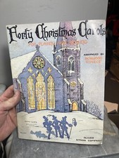 Forty Christmas Carols For Playing And Singing Sheet Music Norwood Hinkle