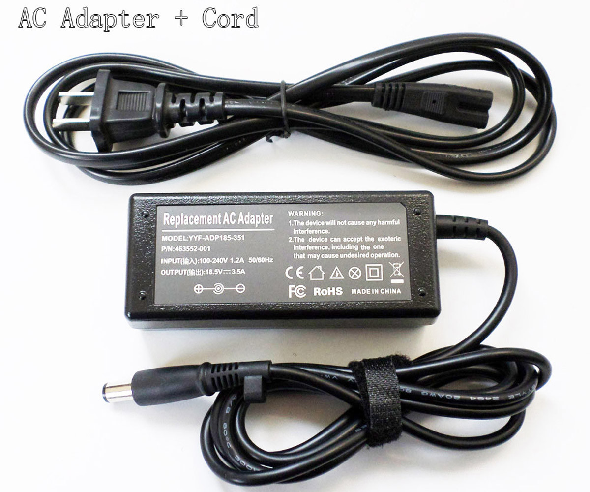 18.5V 3.5A Power Supply Charger Cord for HP/Compaq 6730s 6735b 6735s 6830s New