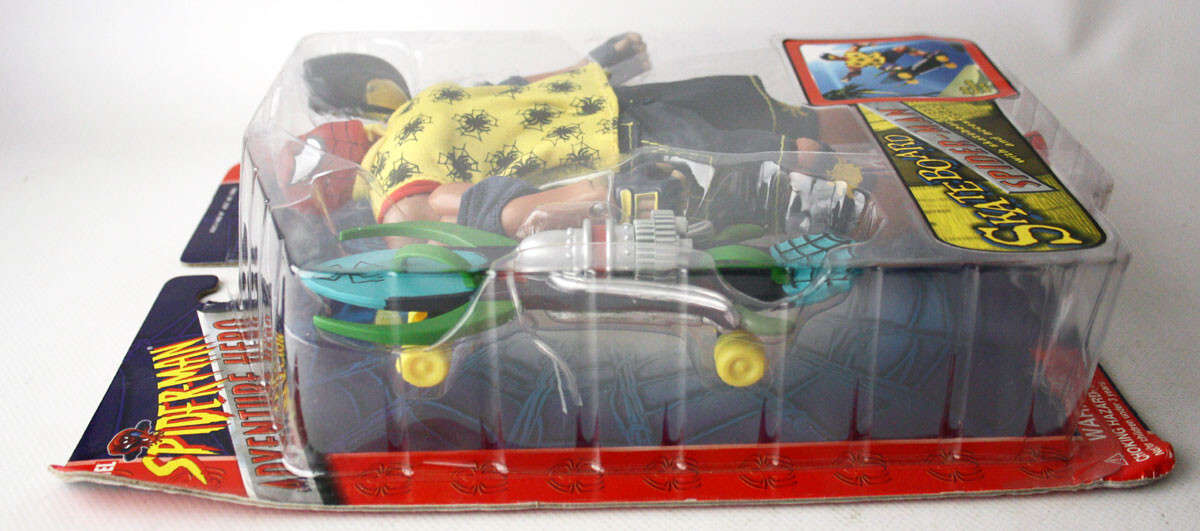 RARE 2003 SPIDERMAN ADVENTURE HERO SKATEBOARD SPIDER MAN RARE 2003 SPIDERMAN ADVENTURE HERO SKATEBOARD SPIDER MAN