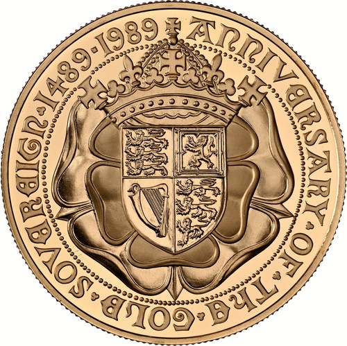 Great Britain 1989 Gold Proof 5 Pound/Sovereign Coin NGC PF70 500th Anniversary - Picture 4 of 4