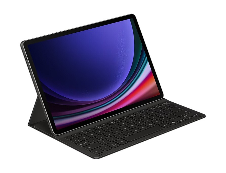 Samsung Galaxy Tab S9/S9 FE Slim Keyboard Book Cover with AI