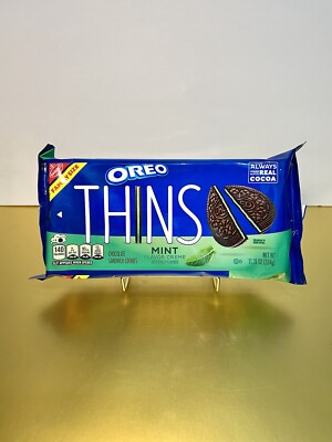  New Exclusive OREO MINT THINS Original Chocolate Skinny Cookies Sandwich 12oz