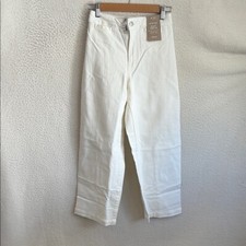 Madewell The Curvy Emmett Wide-Leg Jean in Tile White: Welt Pocket Edition 25