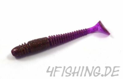 Lucky John Pro Series TIOGA in 3,9'' (9,9 cm) in PURPLE PLUM - der Raubfischki...