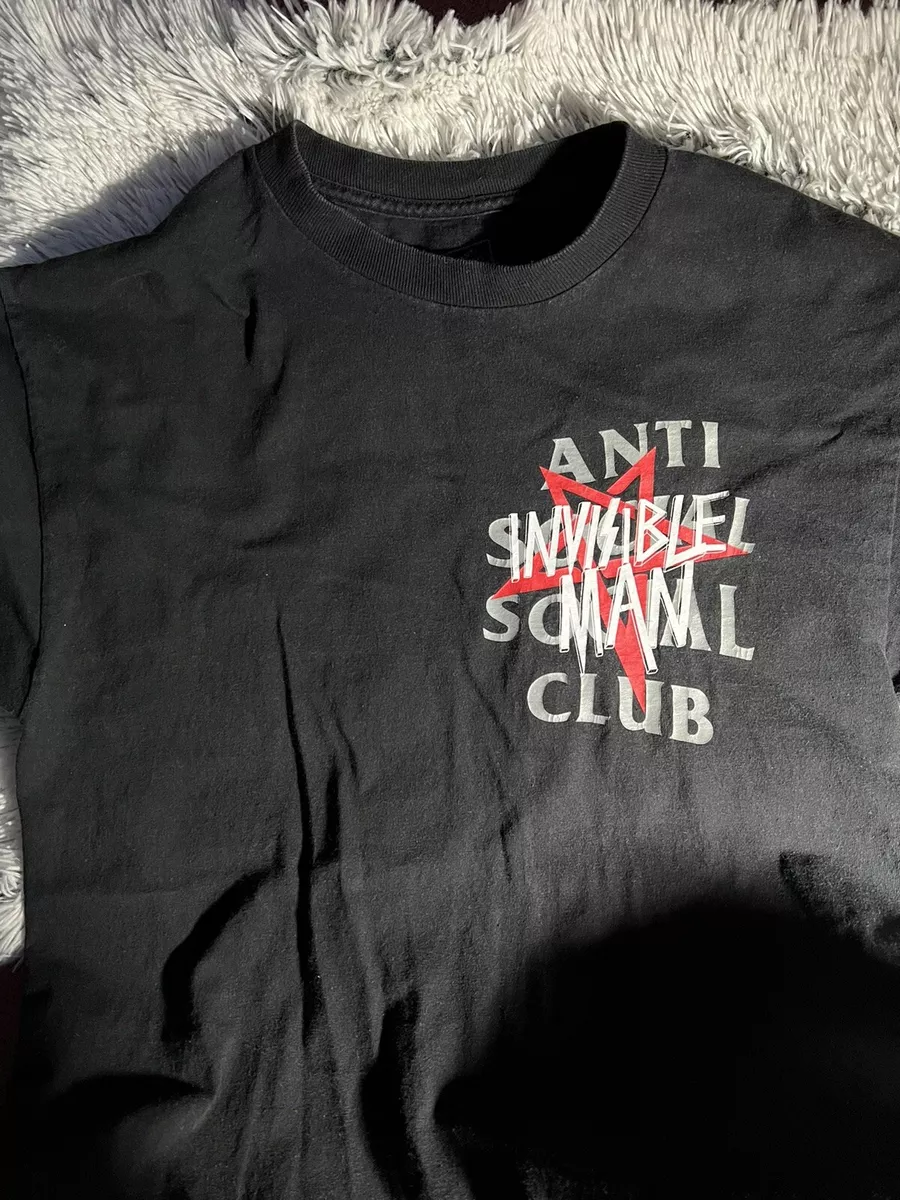 Anti Social Social Club X Invisible Man Tee Size M Authentic | eBay