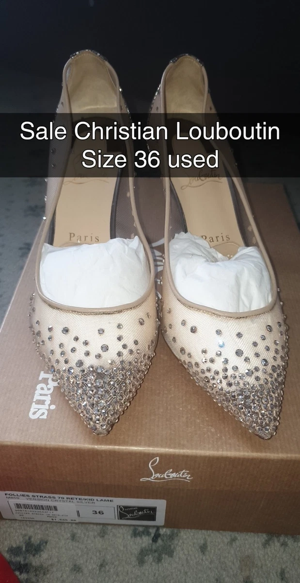 Christian Louboutin Follies Strass Size 36