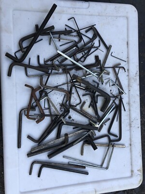 100 Allen Wrenches Hex SAE Metric Shop Mechanic Machine