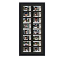 PSA Graded Card Frame Display Holds (16) Slabs Baseball, UV Protection (optional