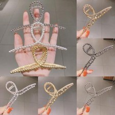 Women Hair Claw Hair Clip Hair Crab Clamp Hairgrip Metal Accessories N5Y0 K1I4