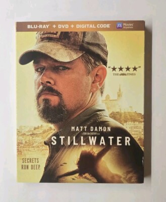 Stillwater (Blu-Ray/DVD, 2021) No Digital Includes Slipcover Matt Damon