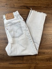 Vintage 90s Levi s 512 Slim Fit Tapered Leg Made In The USA Jeans Size 7 Long