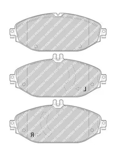 Pastillas de freno FDB4921 FERODO para MERCEDES-BENZ CLASE C CLASE C T-Model CLS - Imagen 2 de 2