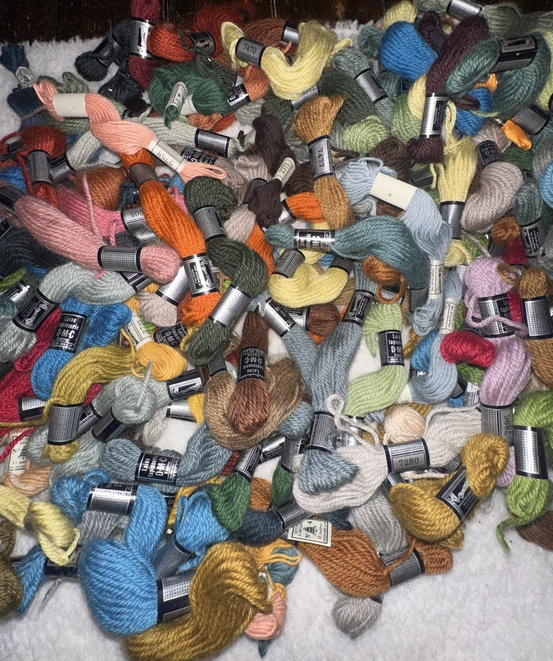 DMC Laine Wool Yarn Tapisserie Colbert Floralla DMC Needlepoint Thread Lot 170 - Image 4 of 4