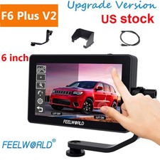 FEELWORLD F6 Plus V2 6'' 1920x1080 4K HDMI 3D LUT DSLR Camera Field Monitor US