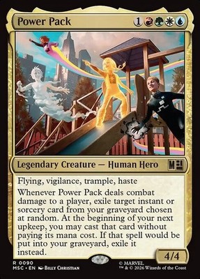 *MtG: 2x POWER PACK - Commander Marvel Super Heroes Rare - magicman-europe*