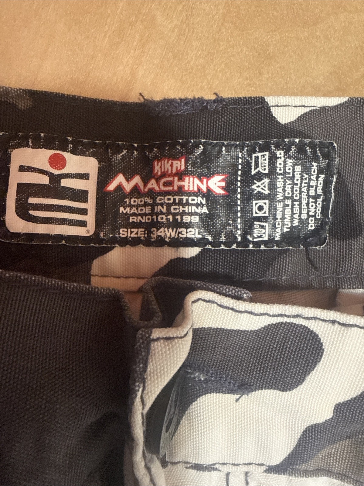 Stussy Snow Camo Big Ol Denim Jeans 32 thumbnail 5