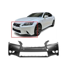 Front Bumper Cover For 2013-2015 Lexus GS350/GS450h Primed LX1000229