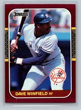 1987 Donruss Opening Day #243 Dave Winfield New York Yankees
