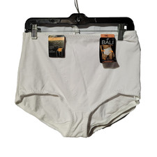 Bali Shaping Brief Light Control White High Rise - Women's 3XL NWT 2 Pack