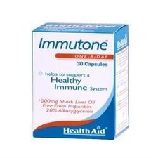 HealthAid Immutone Shark Liver Oil 1000mg 30 Capsules - 4 Pack