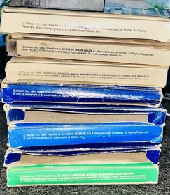 INTELLIVISION GAME LOT OF 13-TOTAL GAMES,8 BOXED +5 CARTS  TESTED & ALL CLEANED