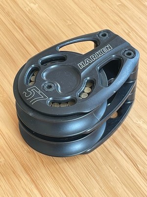 2 Stk Harken 3222 Black Magic Air 57mm Umlenkblock  Festmontage