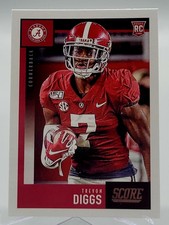 2020 SCORE TREVON DIGGS ROOKIE FOOTBALL CARD ALABAMA COWBOYS NFL 336 panini. rookie card picture