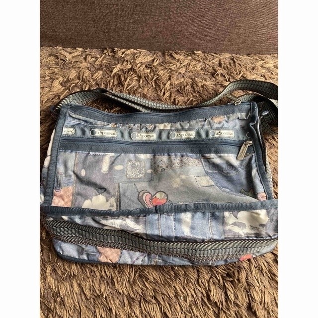 LeSportsac Denim-style patchwork pattern shoulder… - image 5