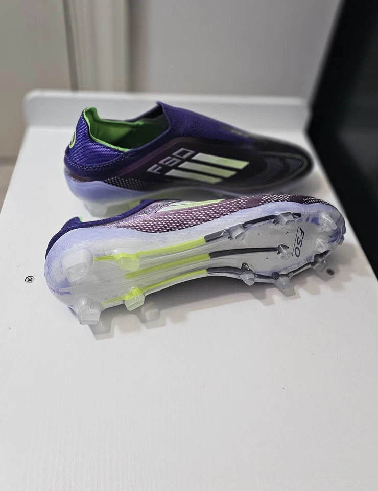 Adidas F50 Elite Fútbol Sin Cordones FG Talla 8.5 Color Pulpa Foto 4 de 4