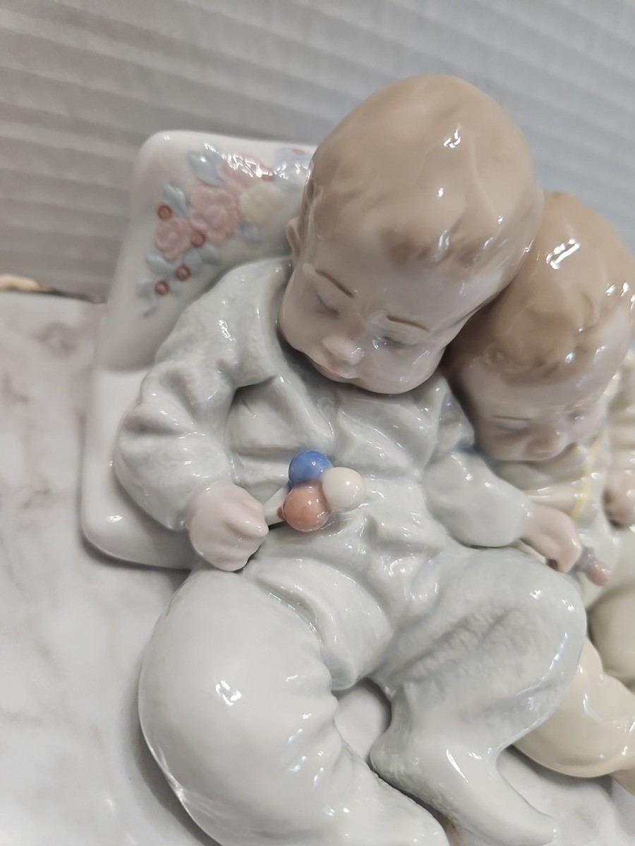 リヤドロ 赤ちゃんの夢 5772 LLADRO LITTLE DREAMERS Original Lladro Little Dreamers Porcelain Figurine #5772 Mint No