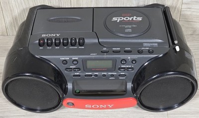 Sony CFD-980BK CD/Cassette Boombox for sale online | eBay
