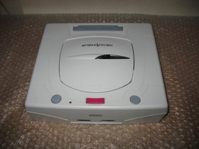 BOXED SEGA SATURN WHITE CONSOLE JAP IMPORT!