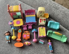Muebles mágicos vintage para casa de muñecas Dora la Exploradora y más 20+ piezas
