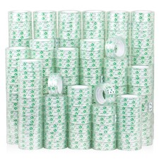 Transparent Tape Refills 192 Rolls 3/4 in x 900 1 inch Core Clear 900 in,1