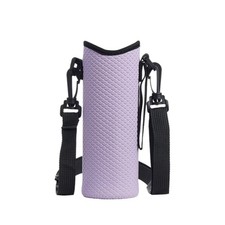 2x Water Bottle Sleeve Cover Carrier Bag Waterproof Adjustable Shoulder Strap UK