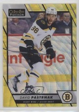 2023-24 O-Pee-Chee Platinum Neon Yellow Surge David Pastrnak #157 2o7