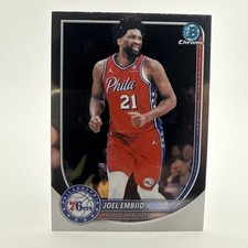 Joel Embiid 2025-26 Bowman Basketball Card #67 Philadelphia 76ers