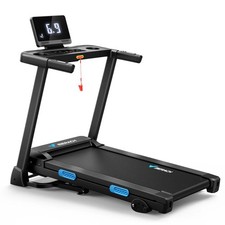 MERACH Foldable Treadmill with 15% Auto Incline, Treadmills for Home RRP£370