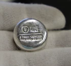 9 Fine Mint 2 oz .999 Silver Button Coin/Ingot