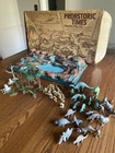 Marx Prehistoric Times Vintage Play Set Dinosaurs Figures Original Box
