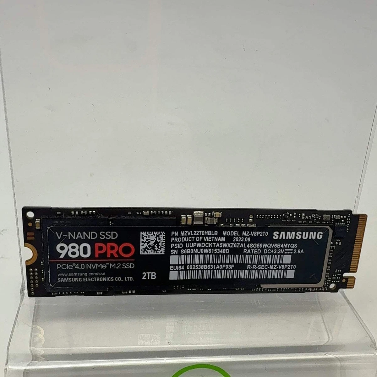 Samsung M.2 Interface Solid State Drives 2TB Storage Capacity for