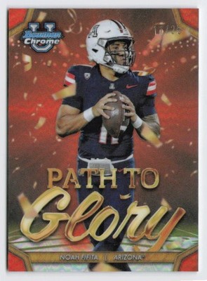 2024 Noah Fifita Bowman Chrome U Path To Glory Orange Refractor /25 #PG-9