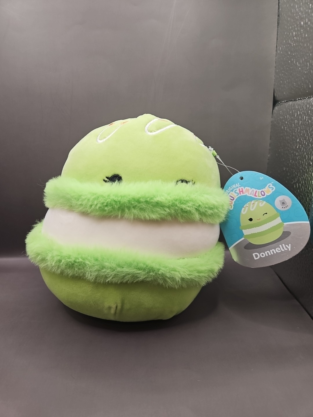 *RARE WITH SILVER TAG!* 8" Donnelly the Green Macaron Squishmallow NWT